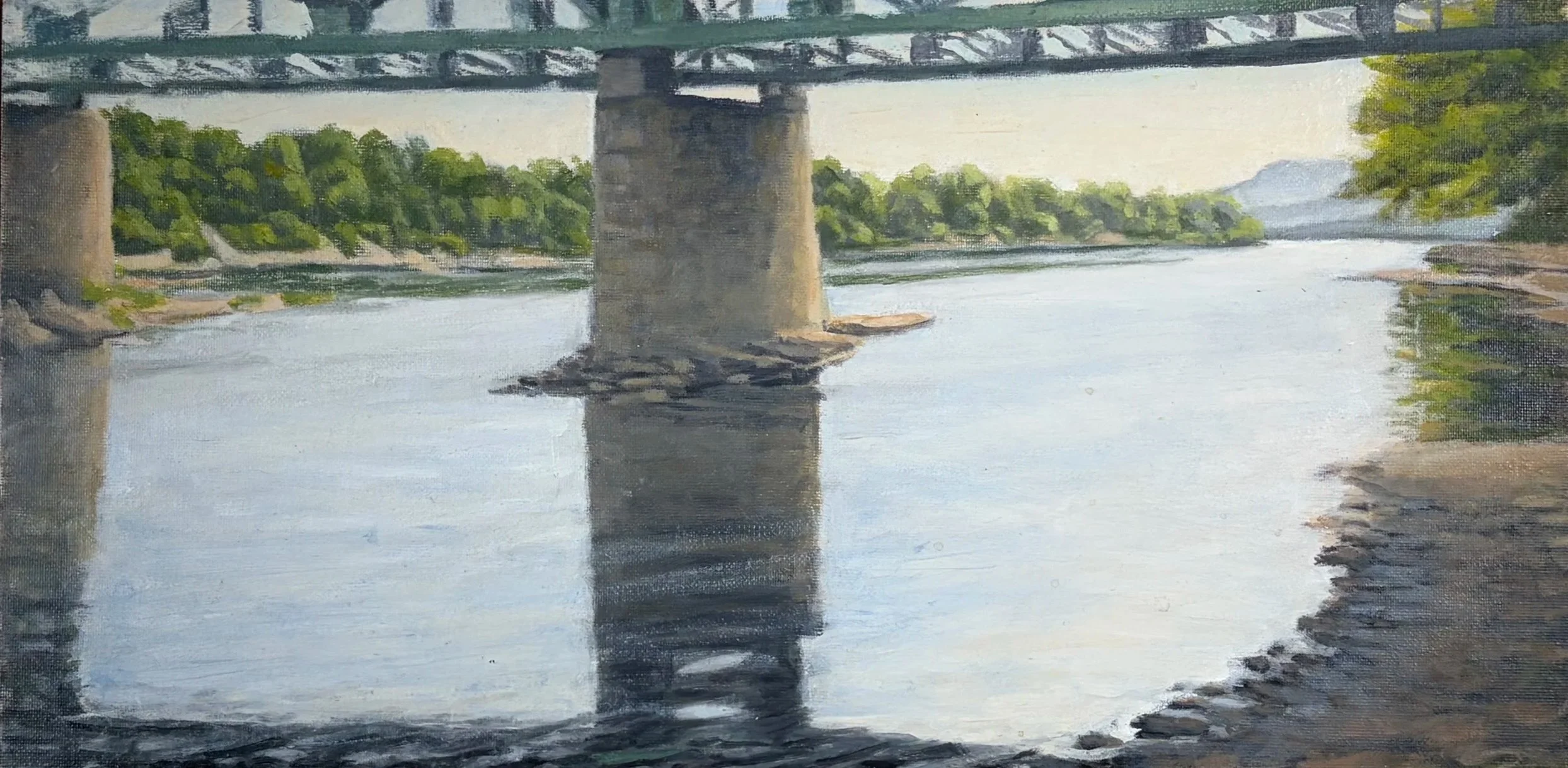 The Rail Bridge Over the Ct. River