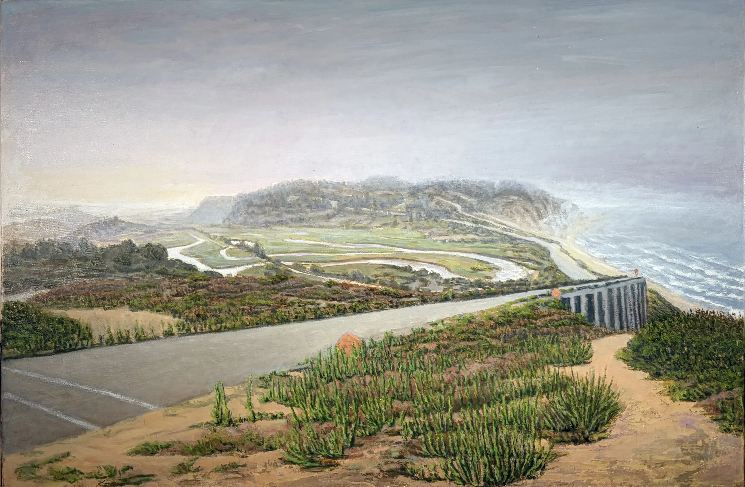 Looking to torrey pines from Del Mar, CA Part 1