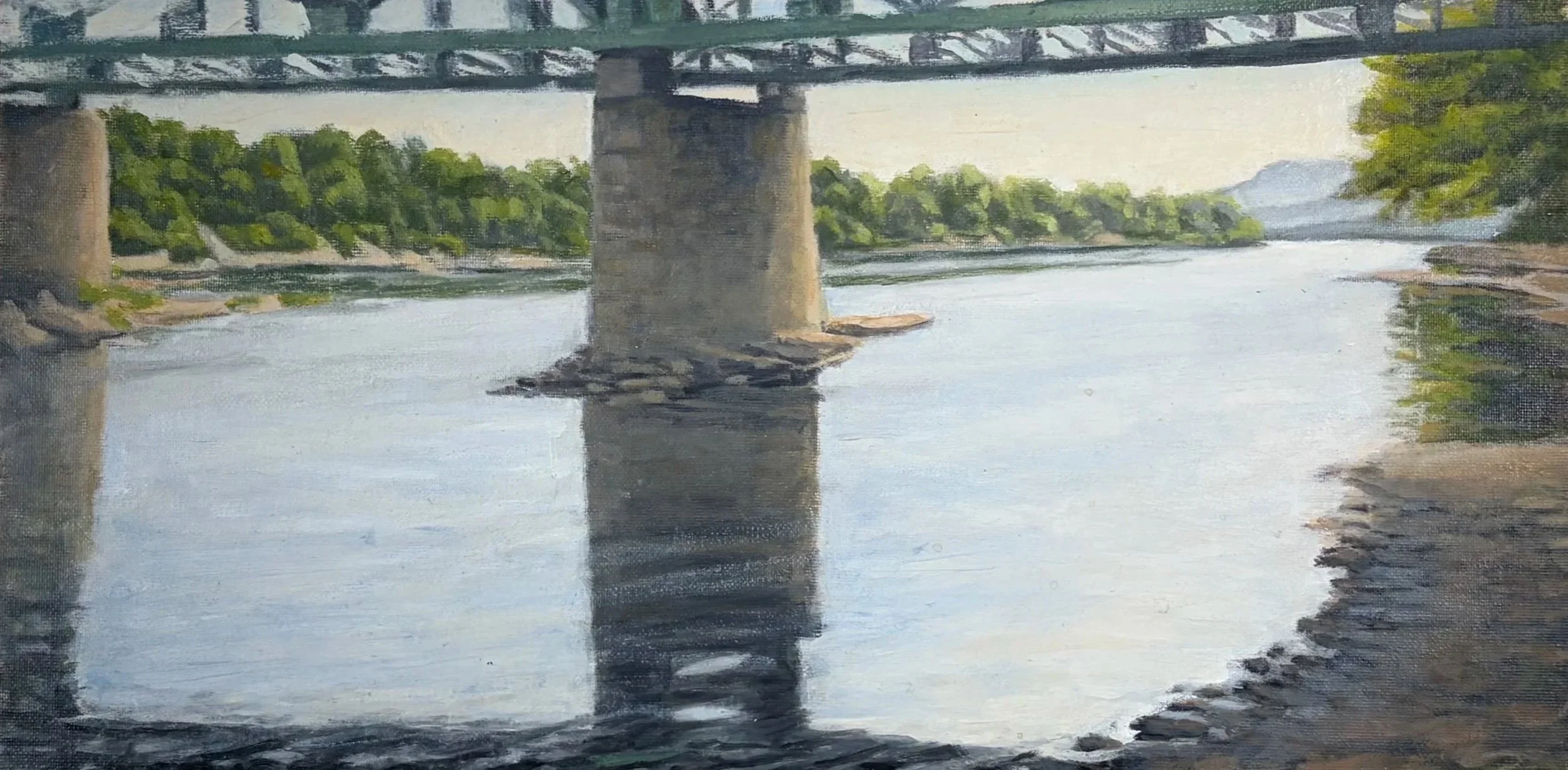The Rail Bridge Over the Ct. River