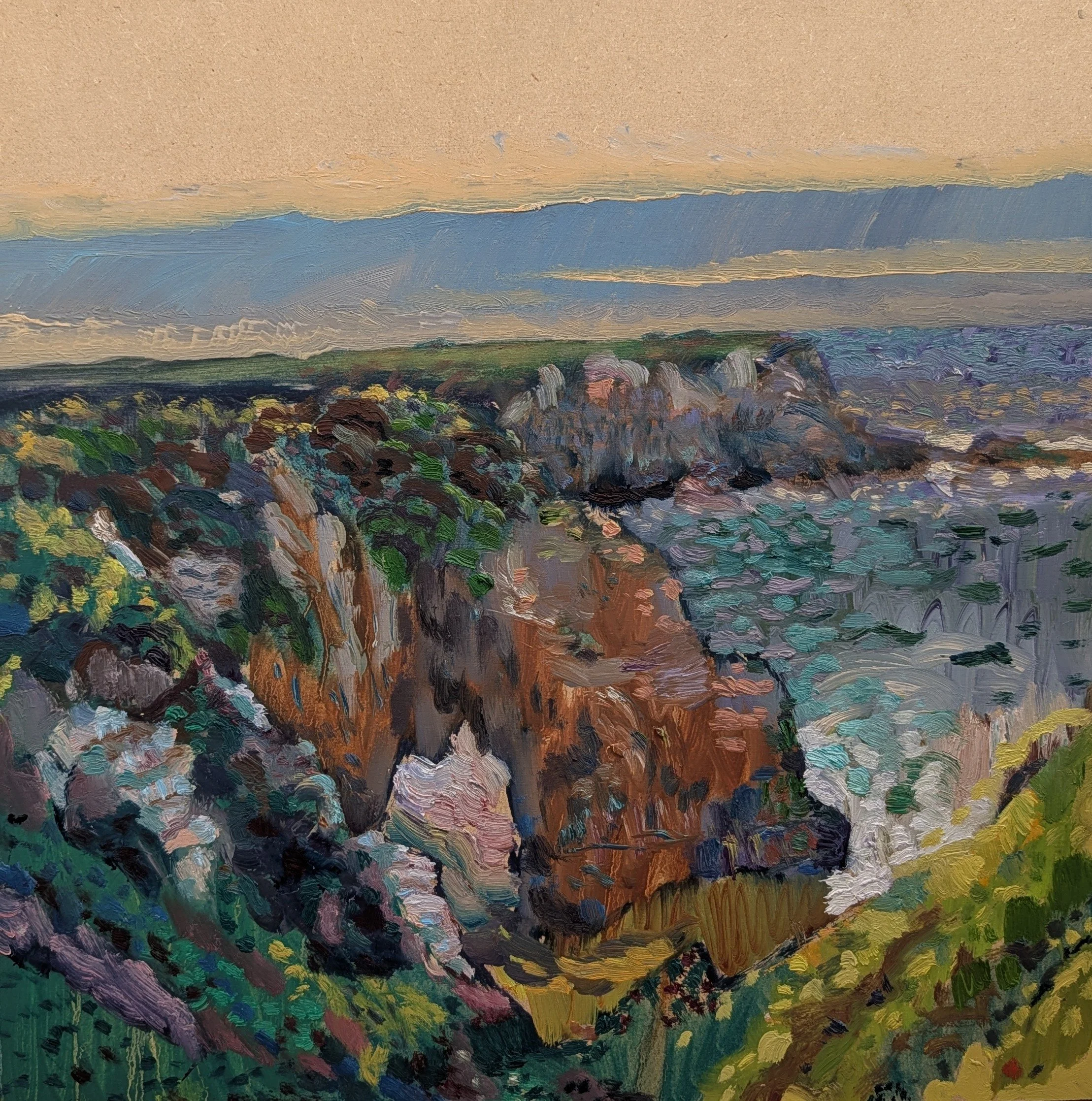 Cliff South of Fambrini's Farm
