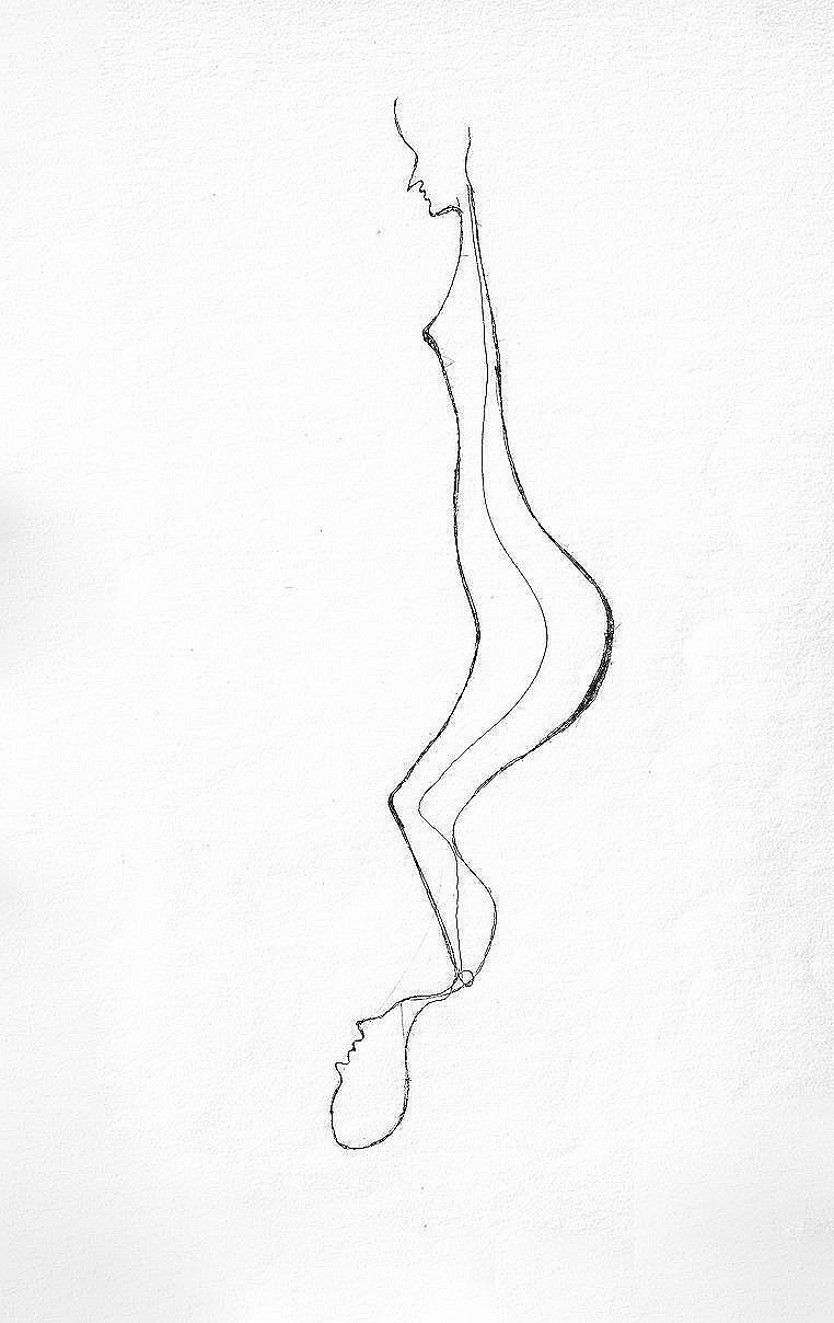  Ink on paper  -  5.1/4” X 8.1/4”   -  Late 1960’s 