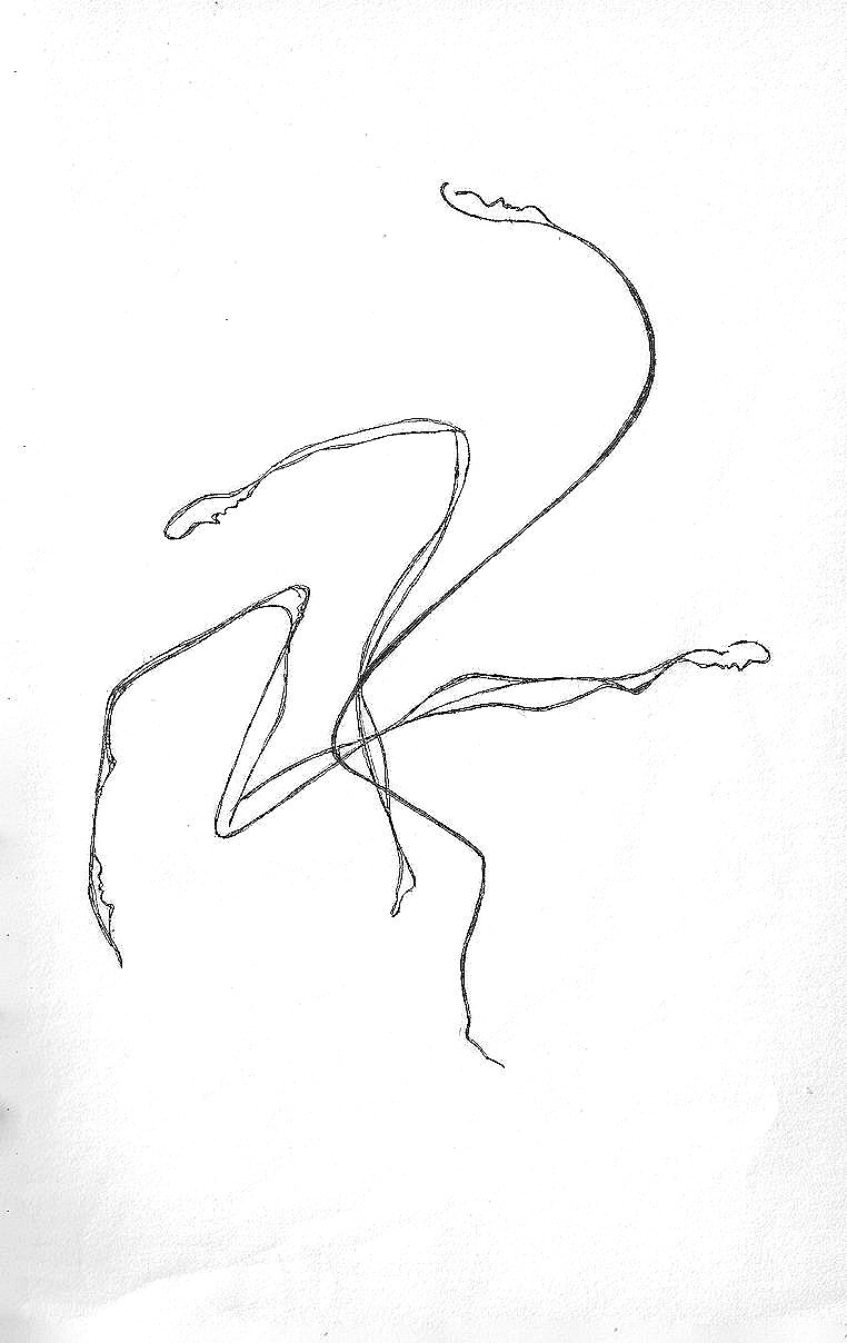  Ink on paper  -  5.1/8” X 8.1/8”  -  Late 1960’s 