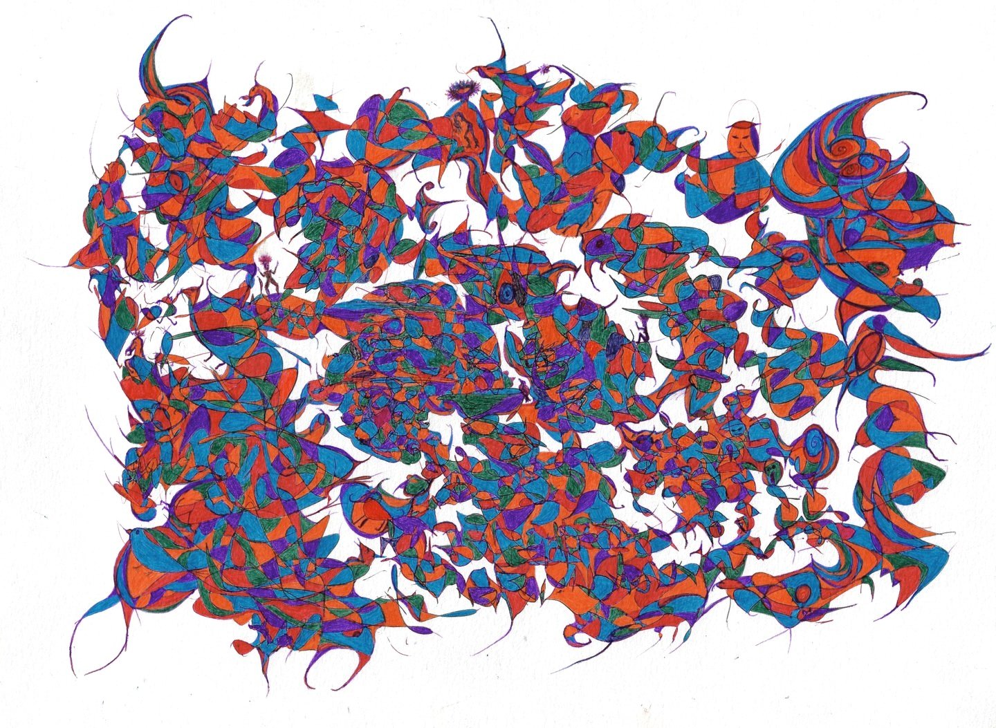  Ink on paper  -  11” X 15”  -  2013 