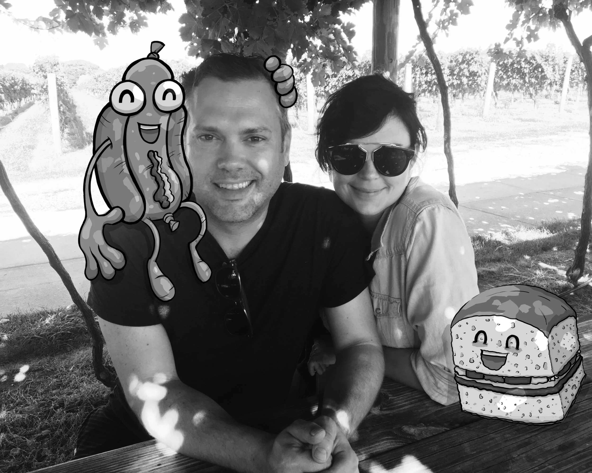 Hotdog and Krystal