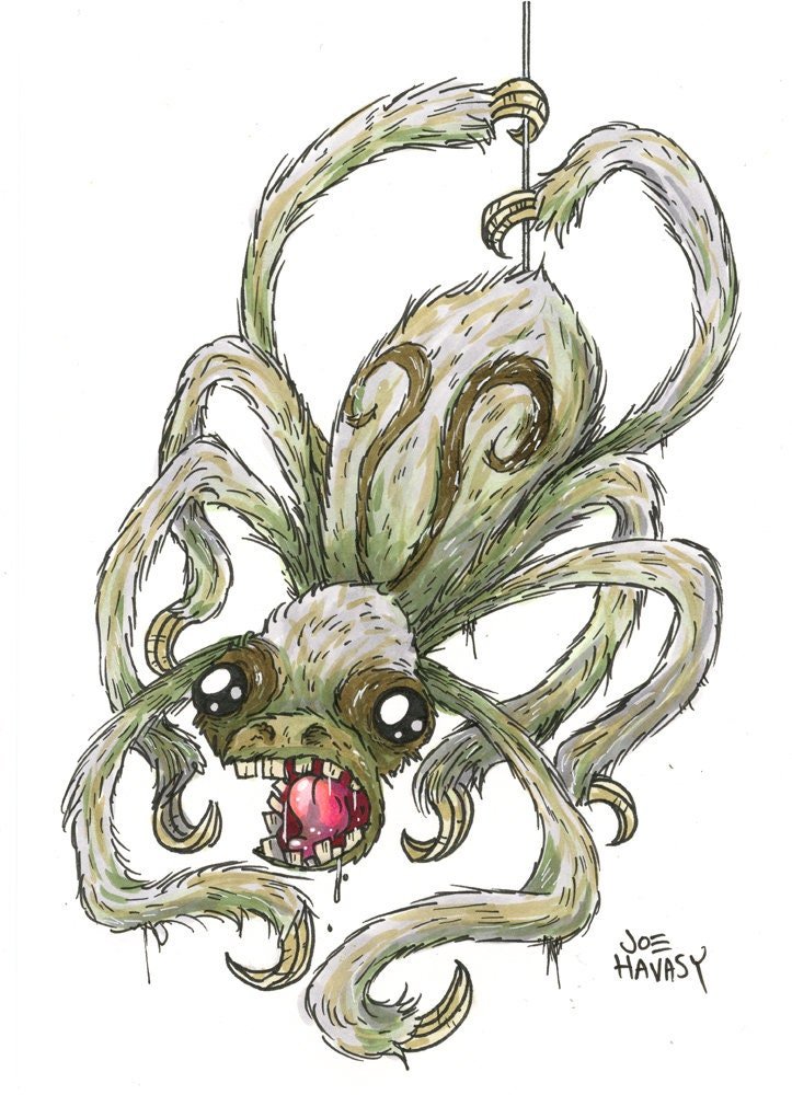 Slothrantula Original Drawing