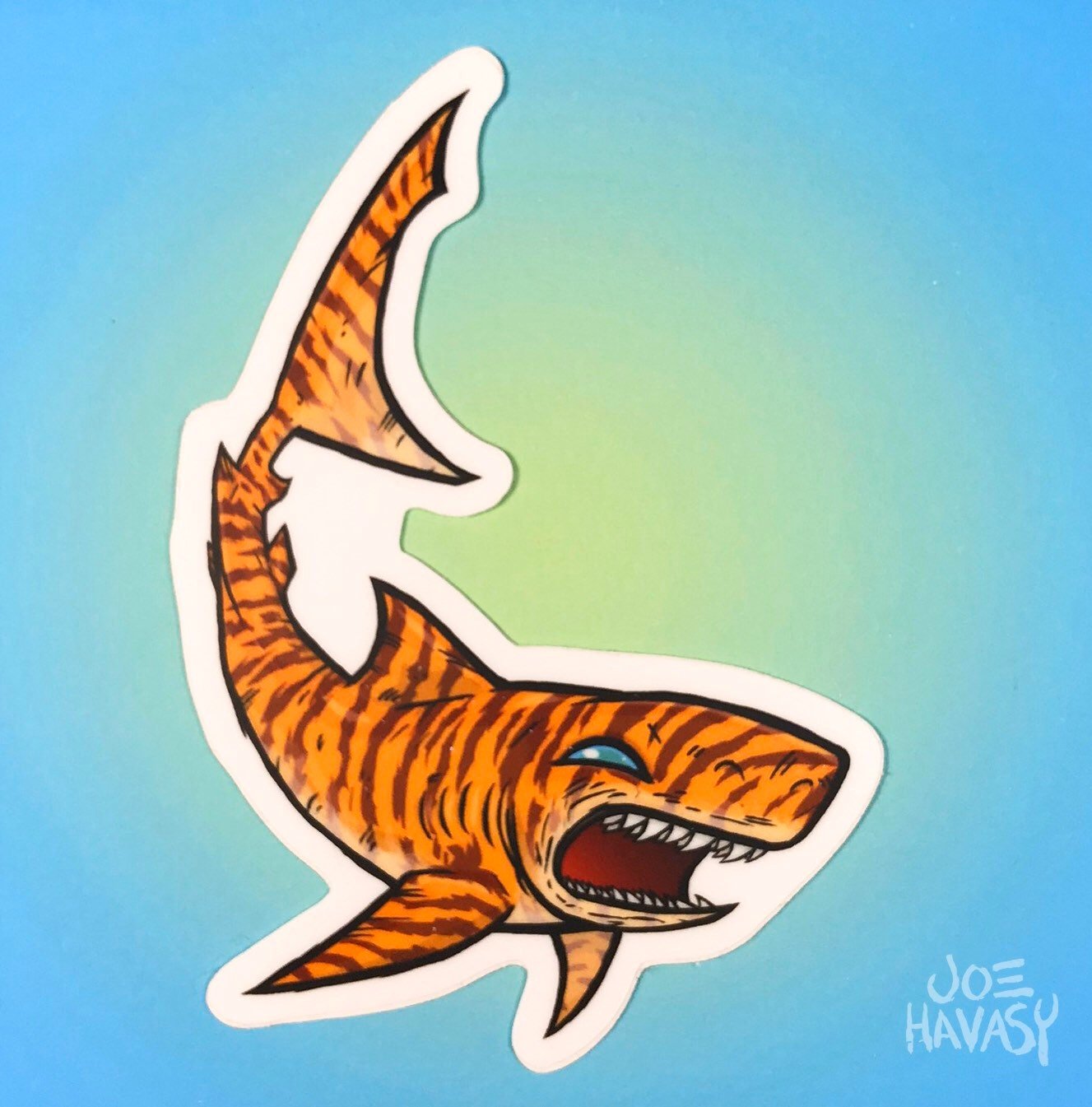 Tiger Shark Sticker