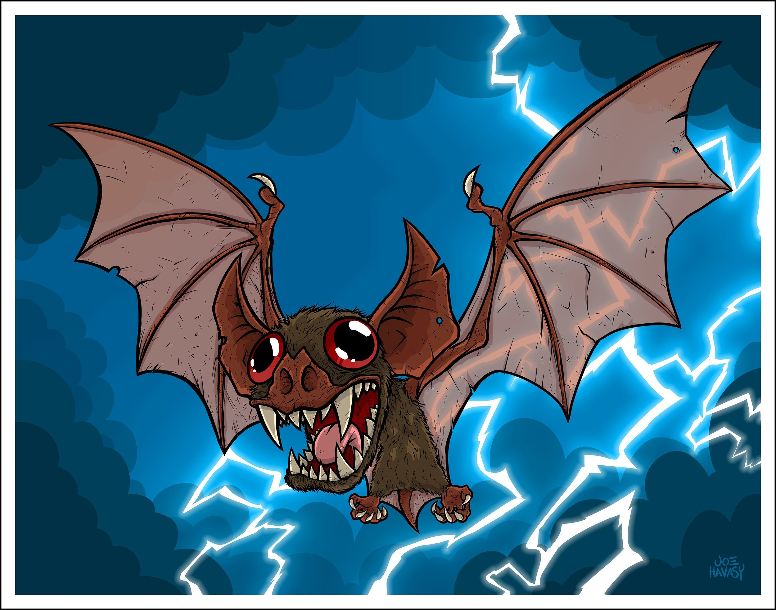 Vampire Bat 11x14" Print