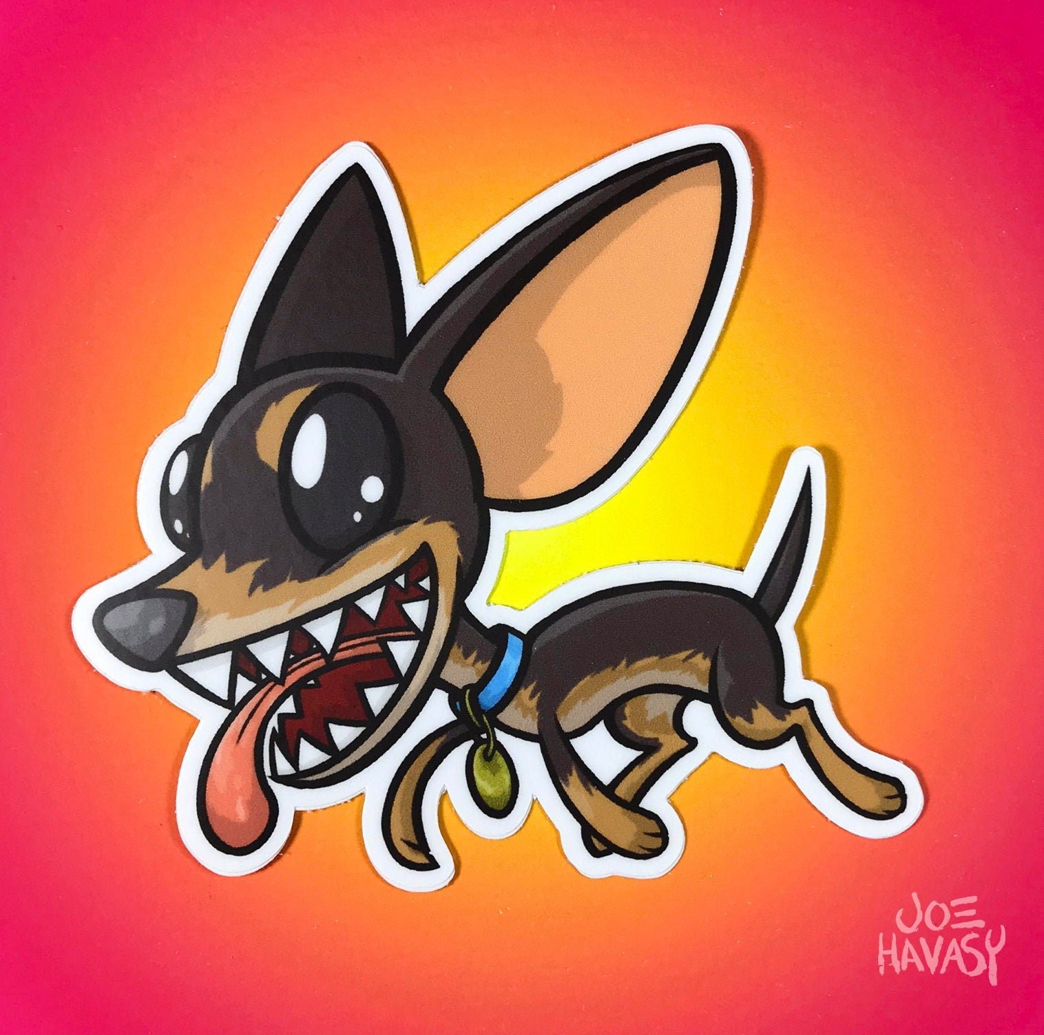 Tri Color Chihuahua Sticker