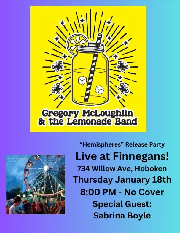 Gregory McLoughlin &amp; the Lemonade Band - Live at Finnegans!