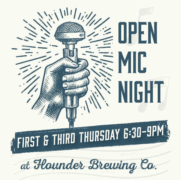 Gregory McLoughlin at Flounder Brewing Open Mic Night
