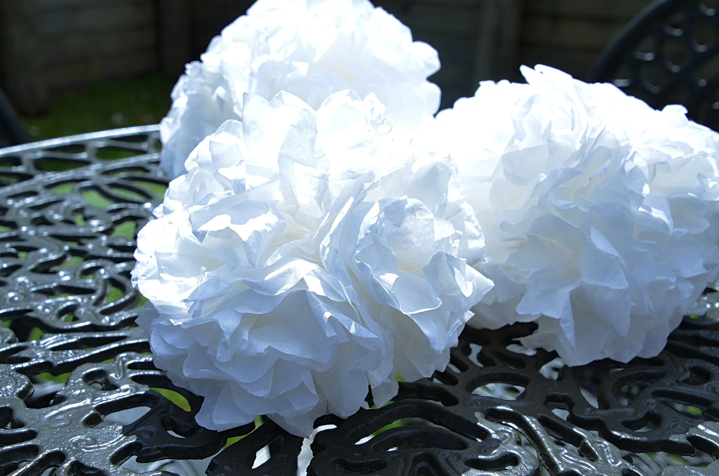 Coffee Filter Flower Ball