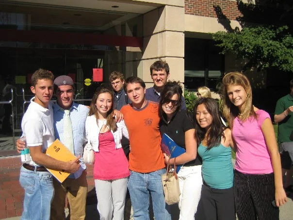 Duke Debate team at a tournament at Columbia.