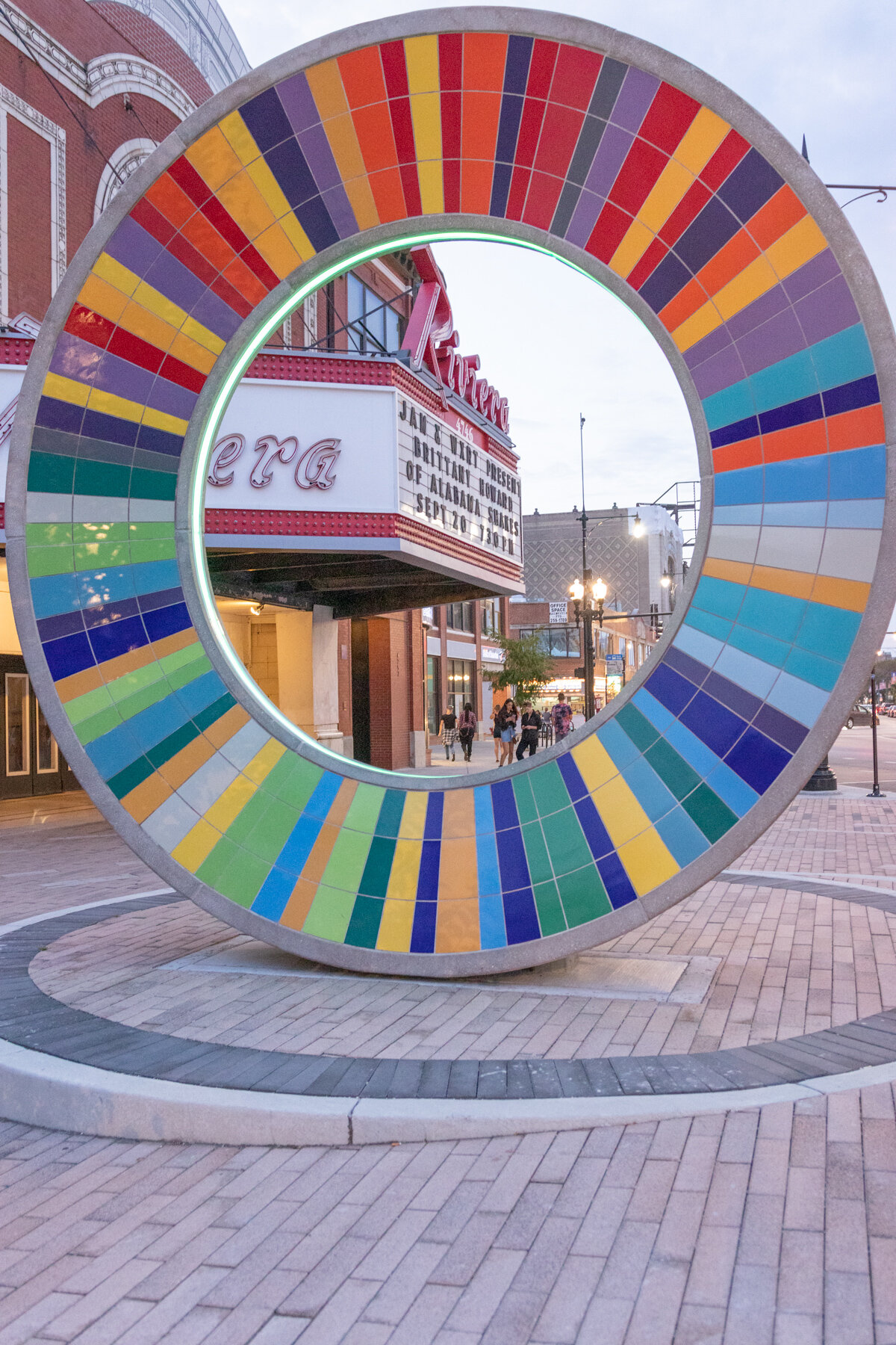  Uptown’s Colored Wheel. Credit: © Rose Cherubin. 
