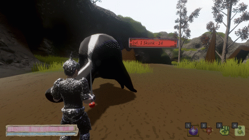 Insignificant Skunk Battle Gif