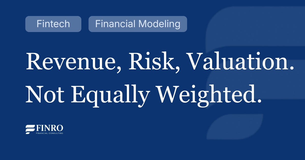 Fintech Financial Modeling: How Investors Evaluate Revenue, Risk, and Valuation