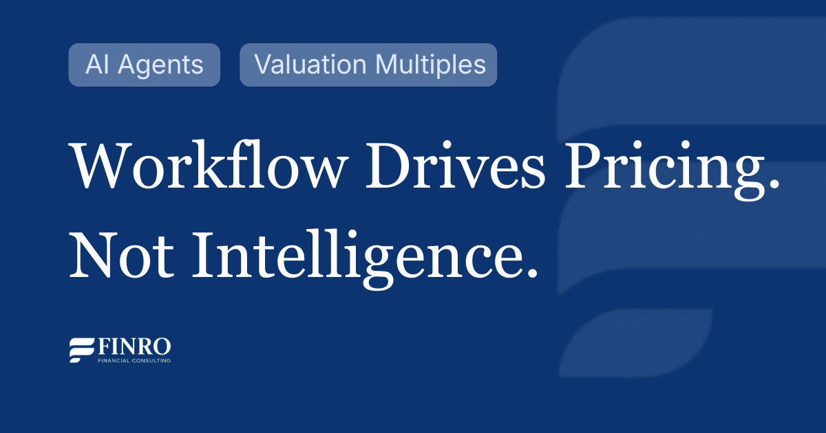 AI Agents Valuation Multiples Q1 2026: Workflow Drives Pricing