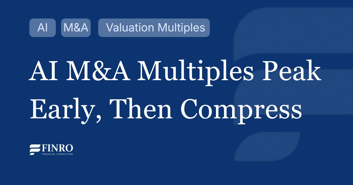 AI M&amp;A Multiples Peak Early, Then Compress