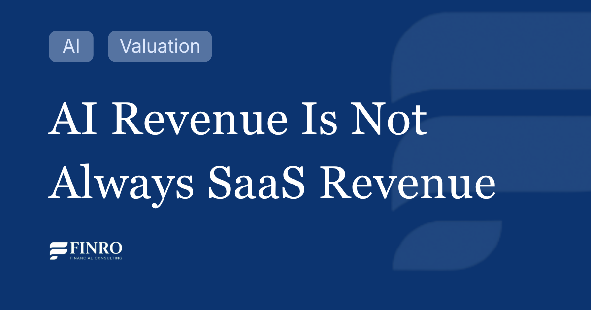 Why AI Revenue Multiples Can Be Misleading