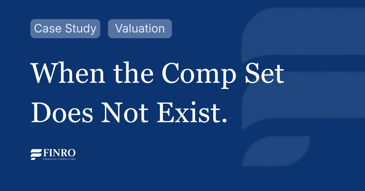 Building a Defensible Valuation Without Direct Peers
