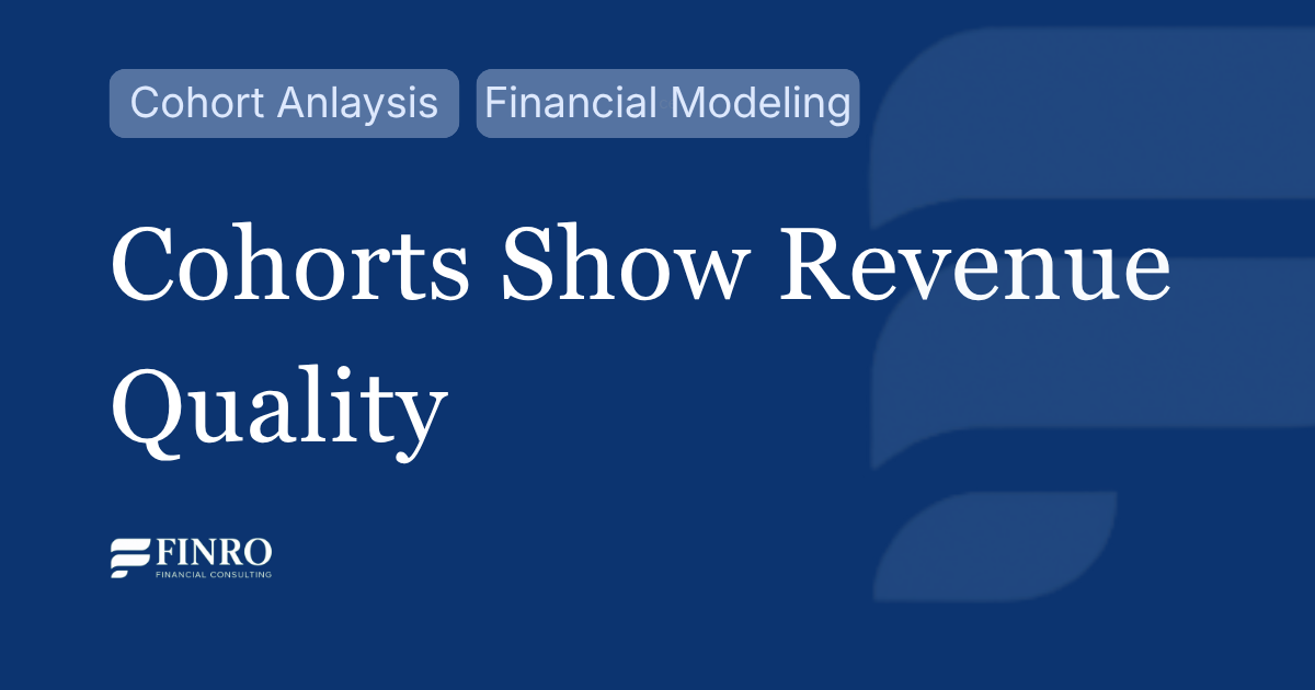 What Is Cohort Analysis in Startup Financial Modeling?