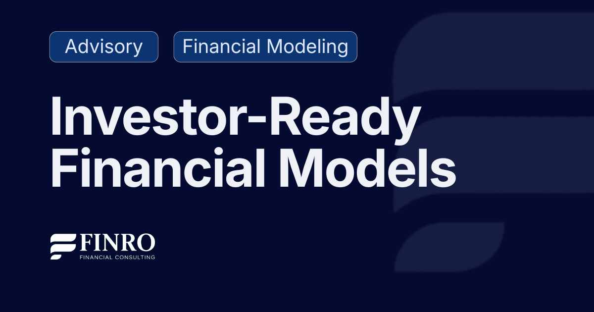 Financial Modeling Services: Why Should You Choose Finro?