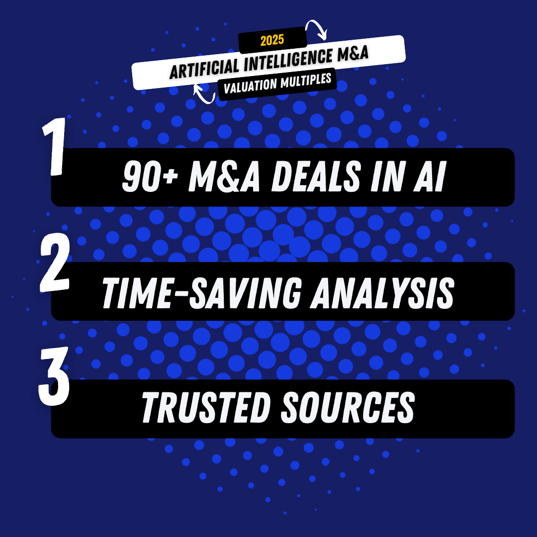 AI M&A Valuation Multiples Database: 2025 Edition
