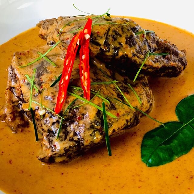 This weeks special &ldquo;beef cheek/ red curry/ kaffir lime leaf/ coconut cream/ fried shallot/ root vegetable. This curry packs a punch, is vibrant but deep and soothing &ndash; the beef cheeks has a wonderful harmony in the red curry reduction  #food #yummy #foodie #delicious #happy #instagood #foodoftheday #follow #foodgasm #brisbane #brisbaneeats #family #brisbanevietnam #yum #brisbanefoodie #statigram #instalike #instamood #brisbanevietnamese #curry #beef #warm