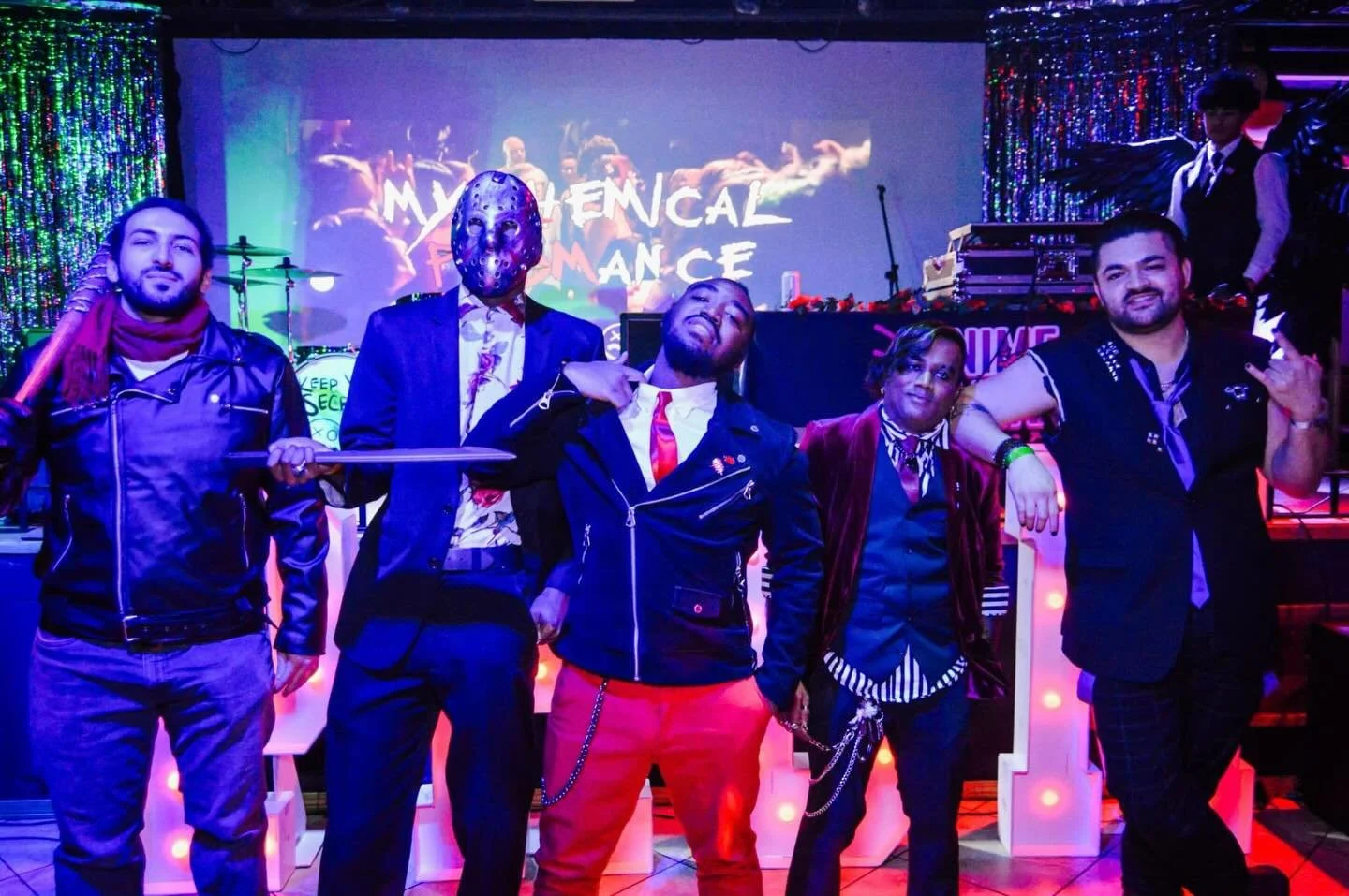 Got a two years ago today to a post of this @animealliance.dmv Emo Night with the MCR backdrop and all! 

Who all went?