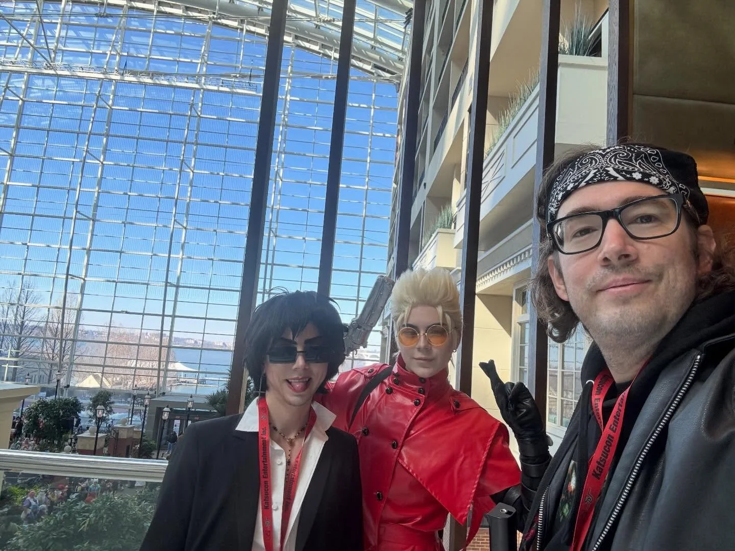 Forgot selfies yesterday but onto day 2 now @katsucon_ninjas