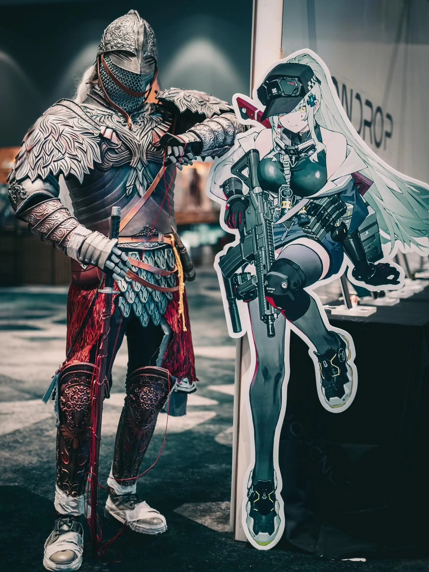 @skuh.fm side questing at @animeotapia 
Earlier photoshoot coming soon!
#tarnished #eldenring #tarnishedcosplay #fromsoftware #soulsborne