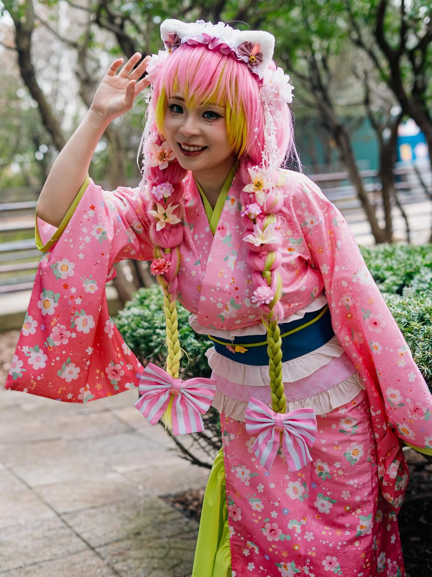 I thought I got this insta at @blerdcon but didn&rsquo;t. If anyone knows their tag please feel free to comment it. Thank you! 
#mitsuri #mitsuricosplay #demonslayer #blerdcon2026