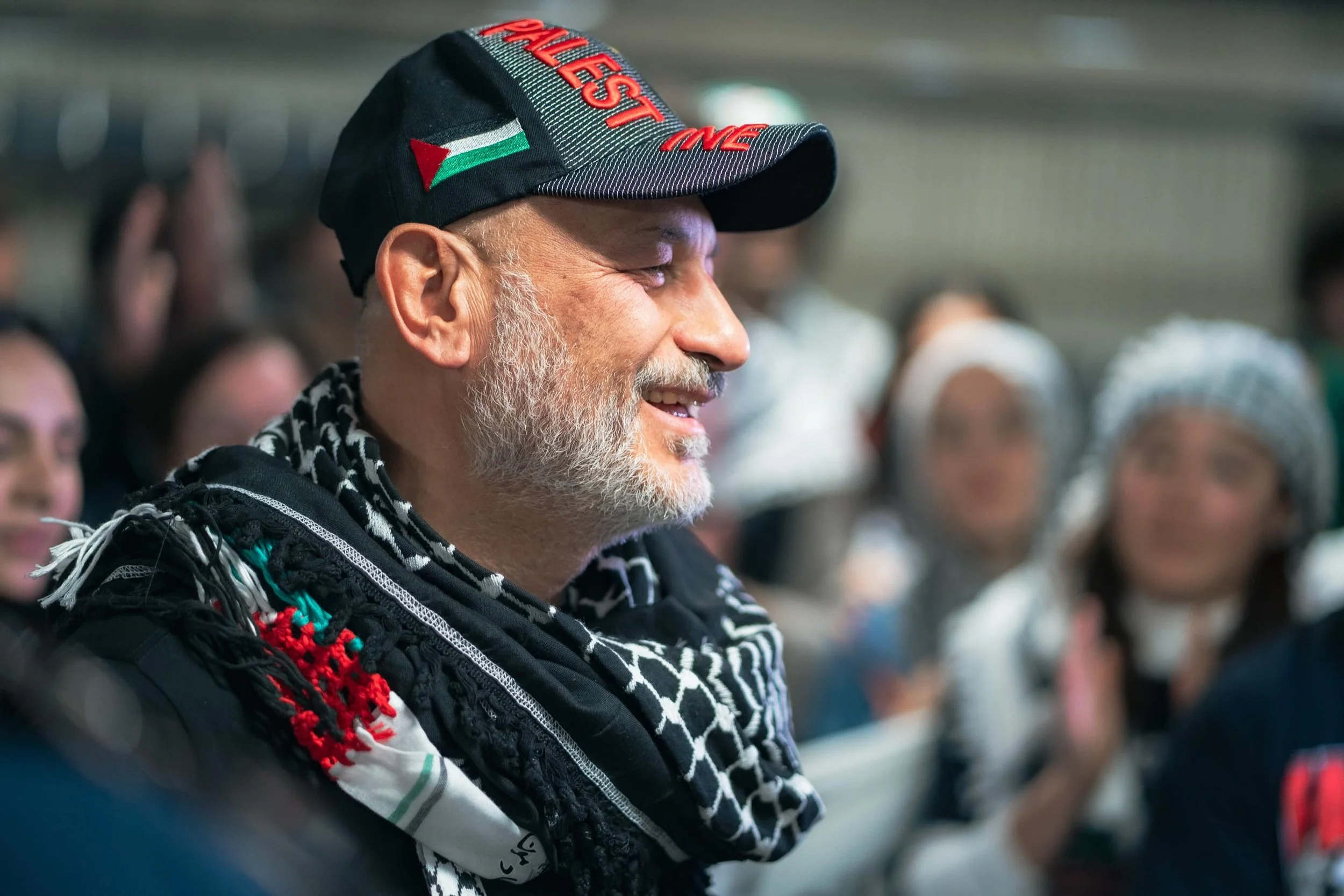 Photos of Haitham Arafat&rsquo;s arrival at Dulles International Airport last night. He was kidnapped in international waters by Israel last week along with over 400 others attempting to deliver humanitarian aid to Gaza.