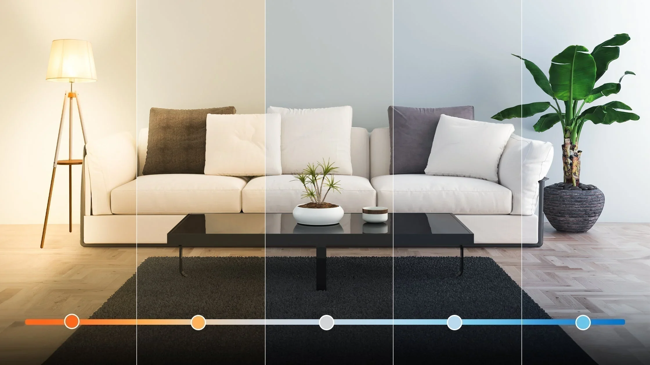 color temperature concept