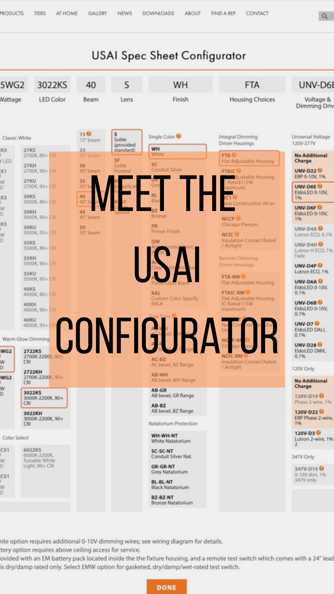 USAI Has Launched a Product Configurator and You're Going to Love It