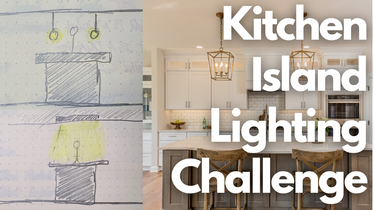 How to Light a Kitchen Island Without Using Pendants