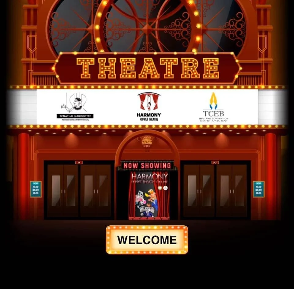 Opening theatre เปิดโรงละครหุ่นออนไลน์ harmony puppet theatre