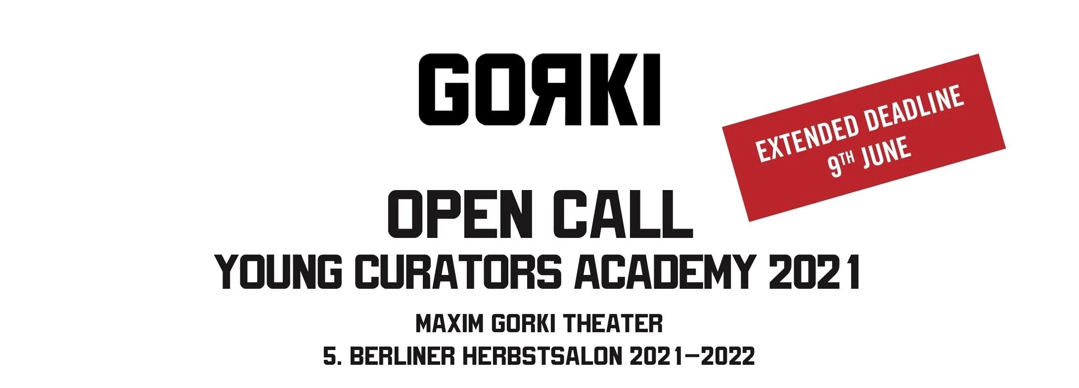 Open Call Young Curators Academy 2021