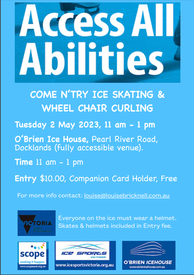 Access All Abilities 'Come N'Try Ice Skating' 