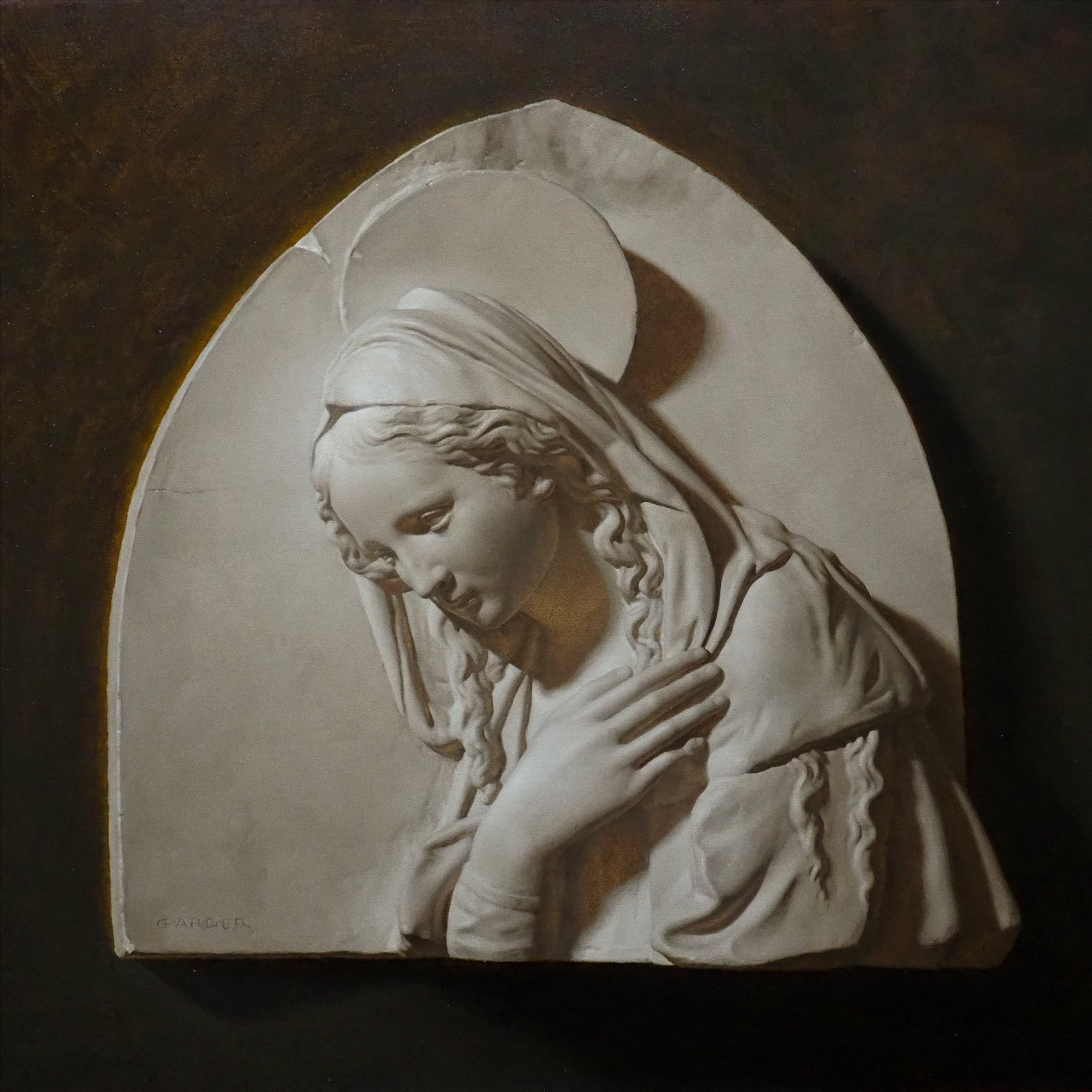 Mother Mary Cast Painting