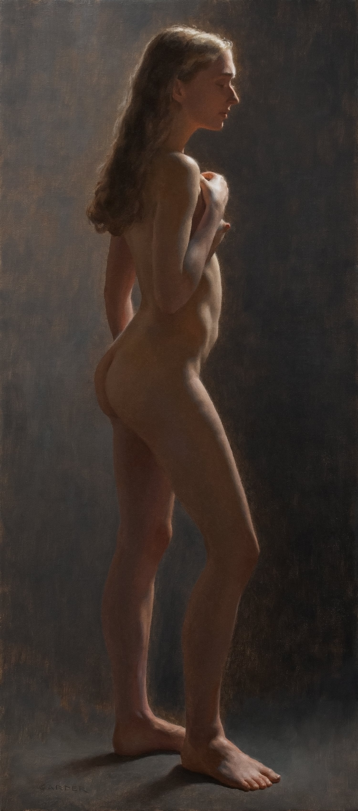 Young Woman, Illuminated