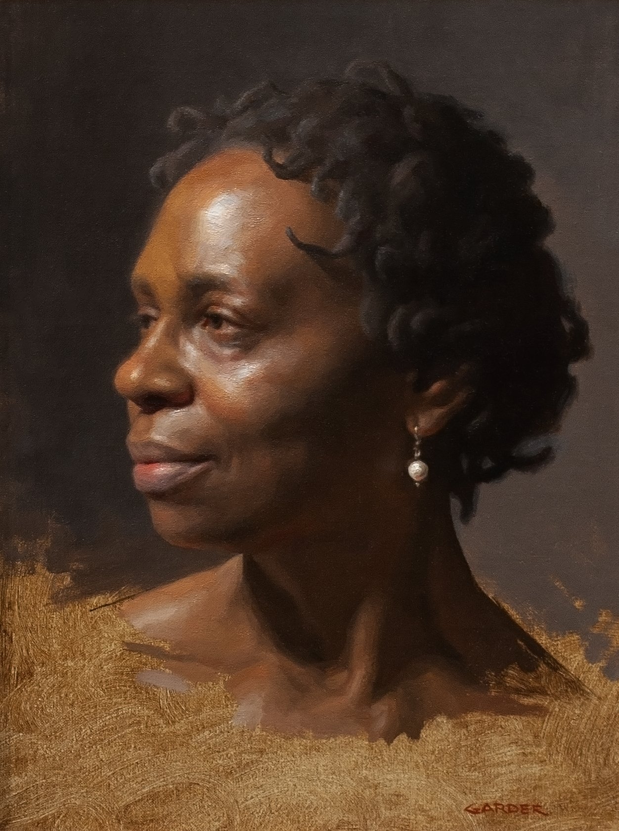 Woman with Pearl