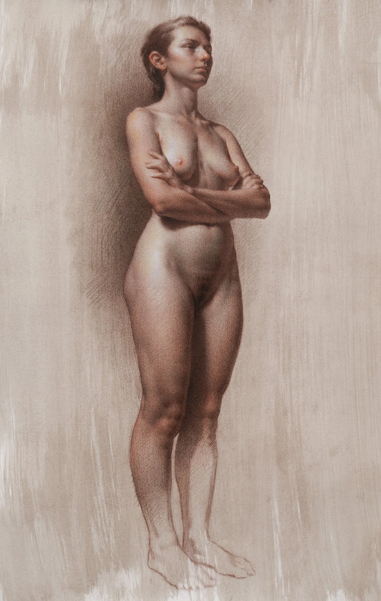 Standing Figure with Arms Crossed