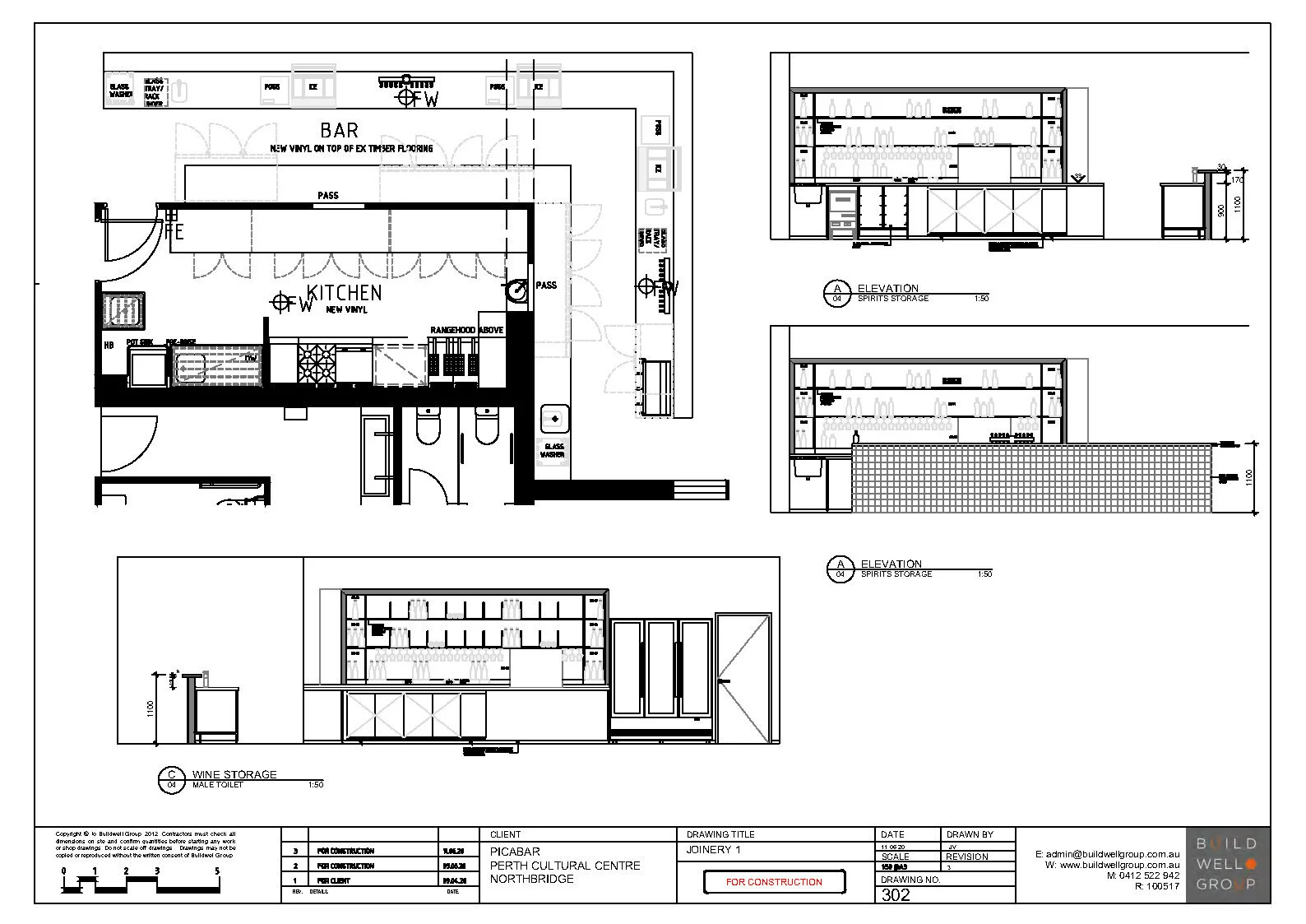 Proposed PICABAR kitchen