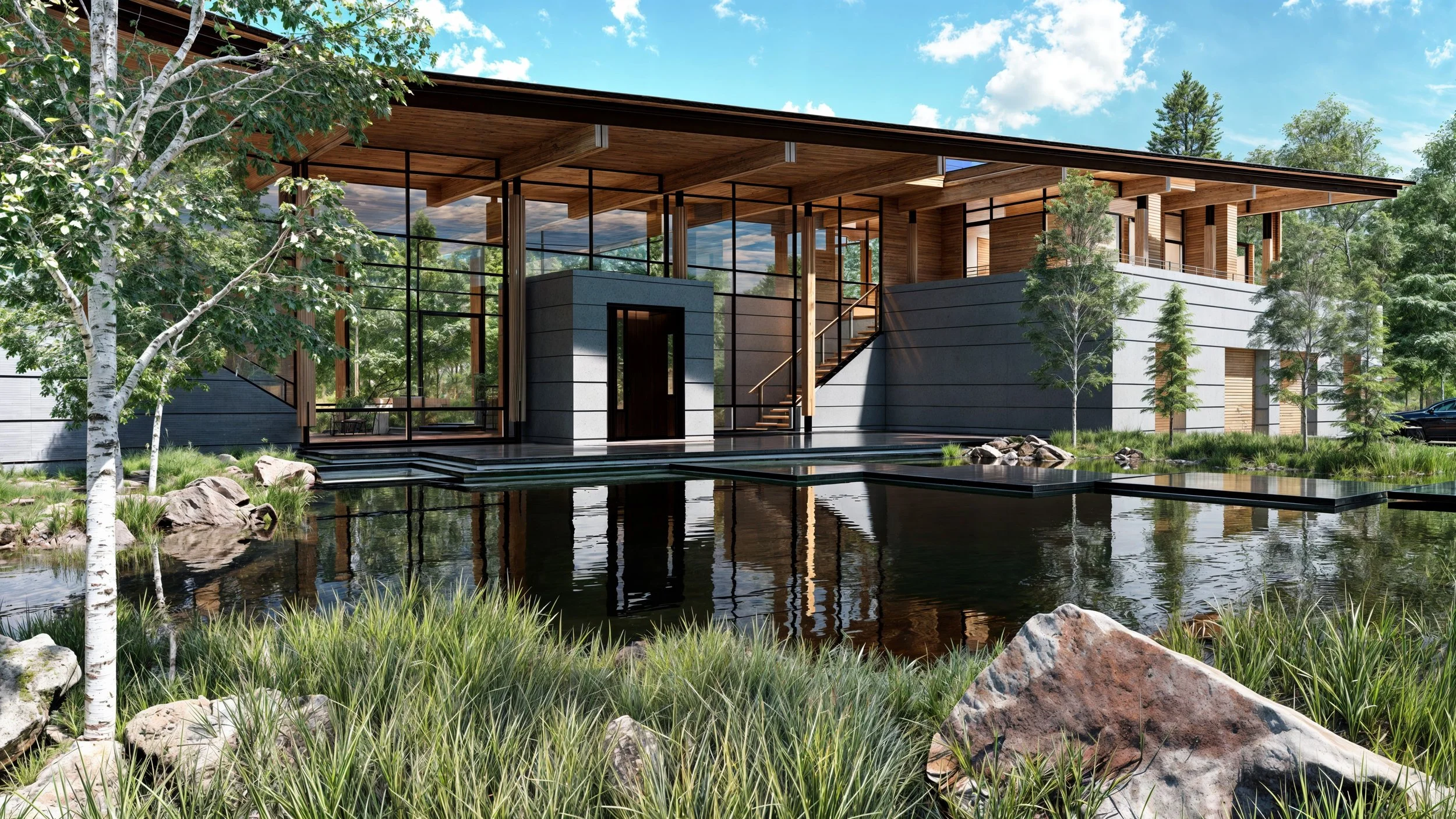 Wood River Residence Entry Rendering Close.jpg