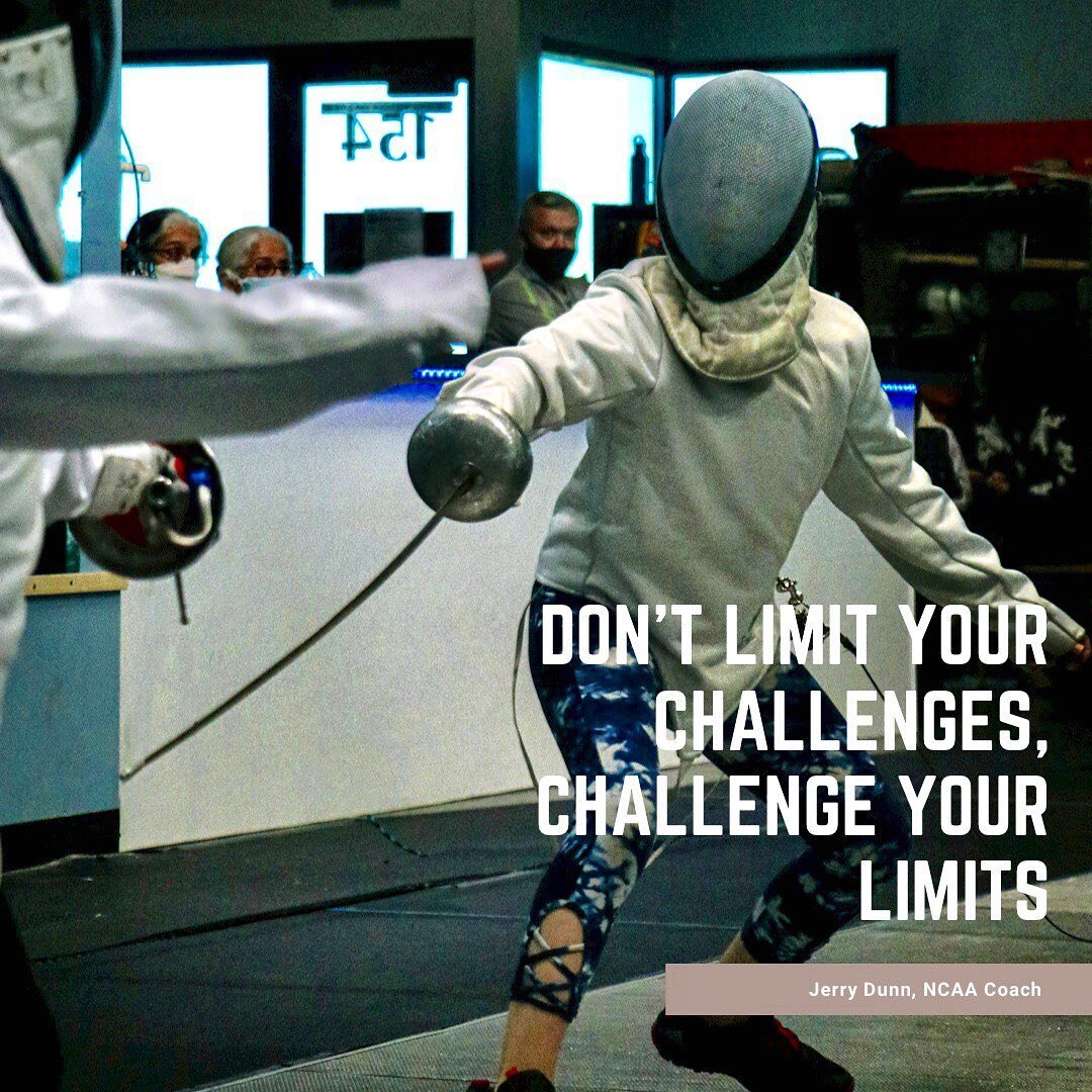 Providing the best people, places, and programs for your fencing growth, both on and off the strip. 📸: @samrosevisuals #fencing #motivation #growthmindset #vegas #sport