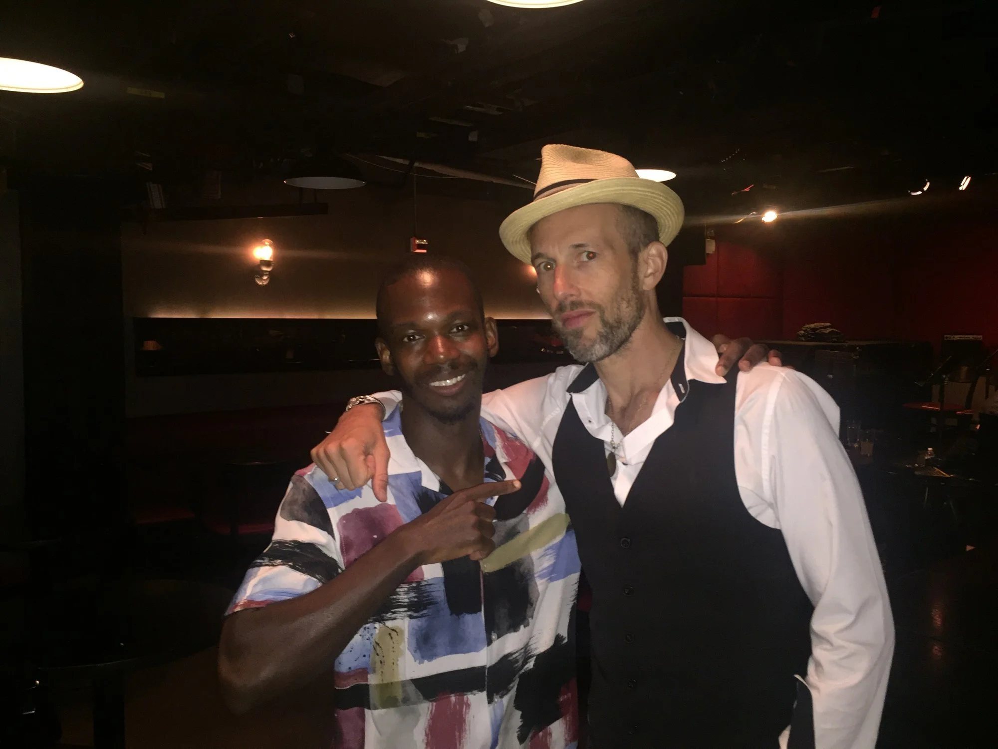 JSWISS joins another Grammy -winning trumpeter and composer, Michael Leonhart as a featured guest with the acclaimed, 15-piece, Michael Leonhart Orchestra at the Jazz Standard in NYC as they, this night present great renderings of classic jewels from the Bluenote Records library.
