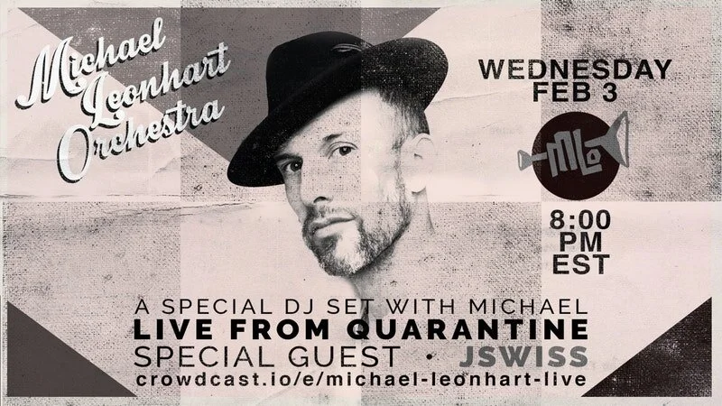 JSWISS joins Michael Leonhart LIVE on Crowdcast!