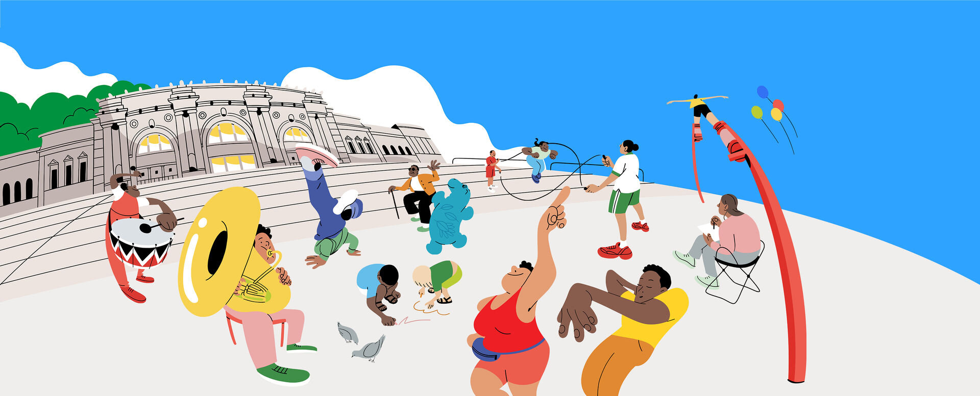 JSWISS performs with the Extra Syrup Horns @ MetFest