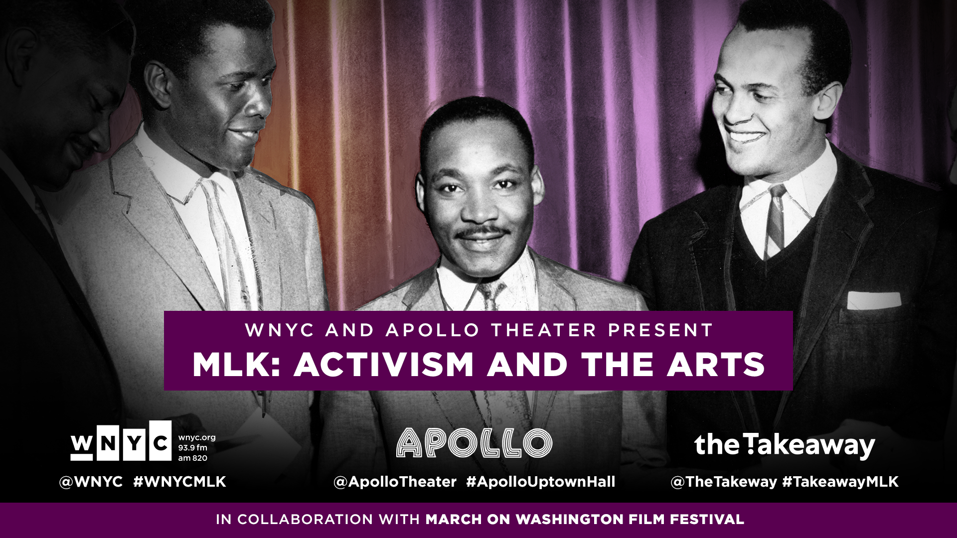 JSWISS is part of The Apollo annual celebration of Dr. Martin Luther King and more  
