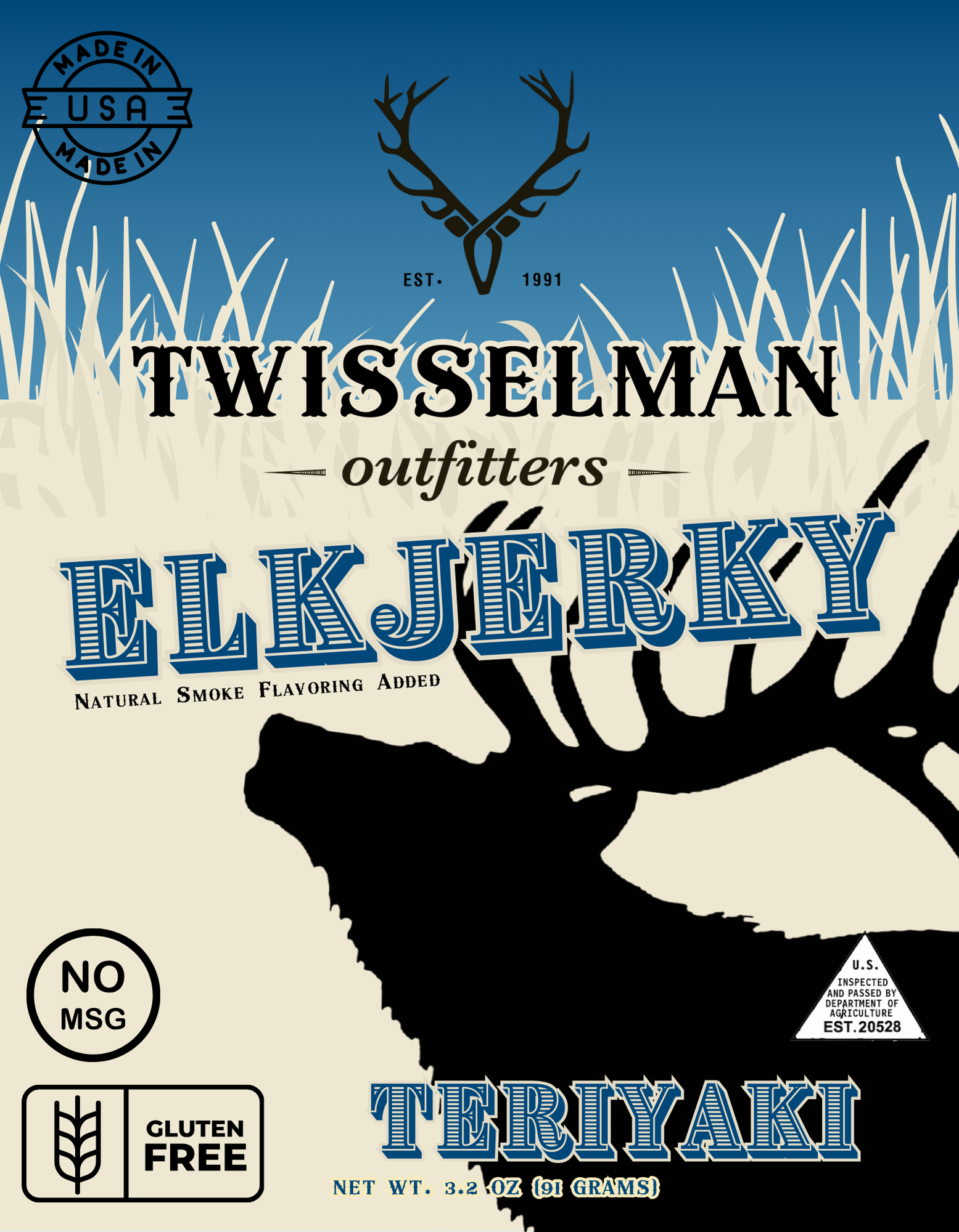 Teriyaki Elk Jerky